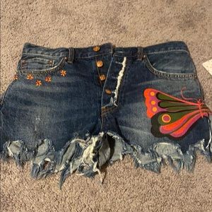 NEW Free People Denim Shorts size 26